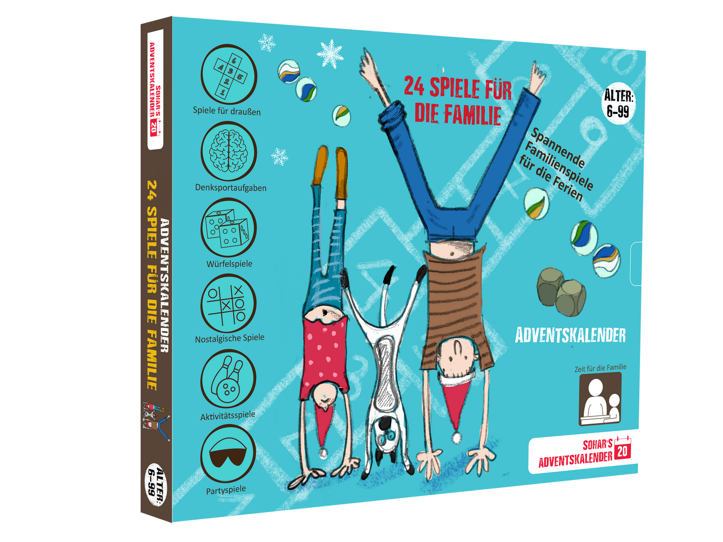 Adventskalender 2025 Spiele für die ganze Familie